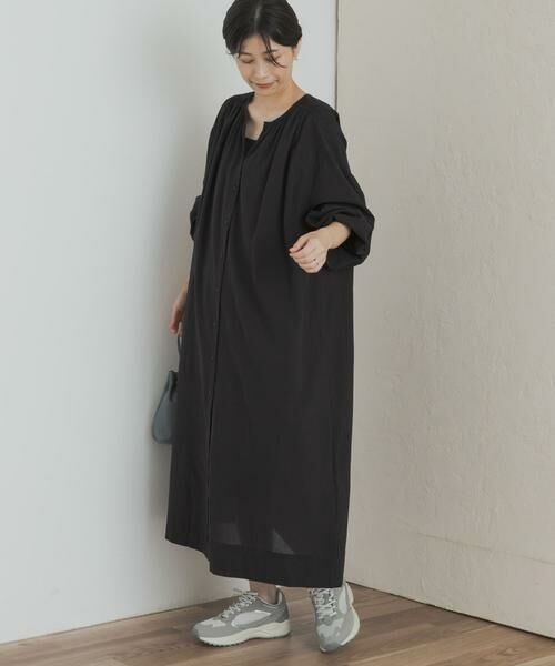 URBAN RESEARCH DOORS / アーバンリサーチ ドアーズ ワンピース | エンブロイダリーギャザーワンピース | 詳細18