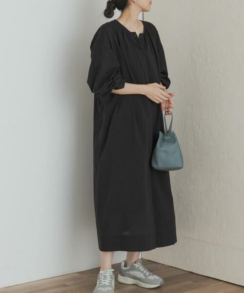 URBAN RESEARCH DOORS / アーバンリサーチ ドアーズ ワンピース | エンブロイダリーギャザーワンピース | 詳細20