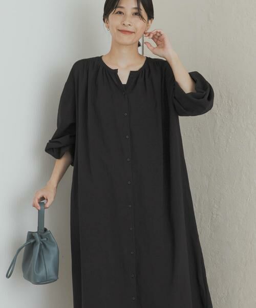 URBAN RESEARCH DOORS / アーバンリサーチ ドアーズ ワンピース | エンブロイダリーギャザーワンピース | 詳細22