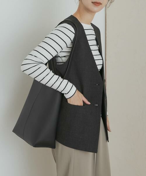 URBAN RESEARCH DOORS / アーバンリサーチ ドアーズ その他アウター | ノーカラージレ | 詳細1