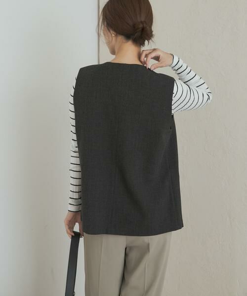 URBAN RESEARCH DOORS / アーバンリサーチ ドアーズ その他アウター | ノーカラージレ | 詳細2