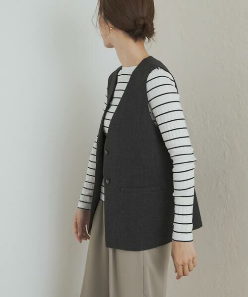 URBAN RESEARCH DOORS / アーバンリサーチ ドアーズ その他アウター | ノーカラージレ | 詳細3