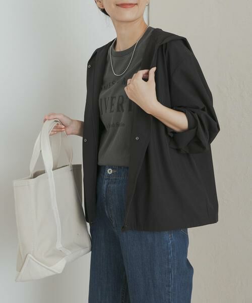 URBAN RESEARCH DOORS / アーバンリサーチ ドアーズ その他アウター | 『UR TECH MoLight』撥水UVカットフードジャケット | 詳細1