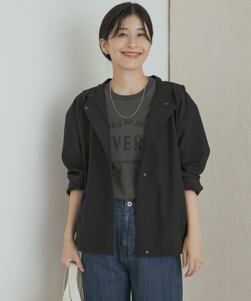 URBAN RESEARCH DOORS / アーバンリサーチ ドアーズ その他アウター | 『UR TECH MoLight』撥水UVカットフードジャケット | 詳細4