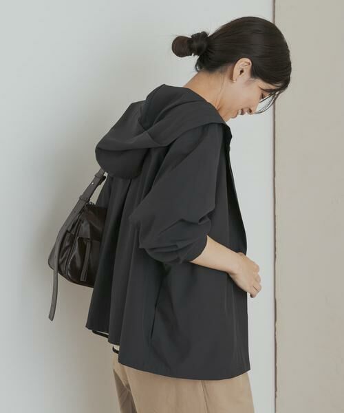 URBAN RESEARCH DOORS / アーバンリサーチ ドアーズ その他アウター | 『UR TECH MoLight』撥水UVカットフードジャケット | 詳細14