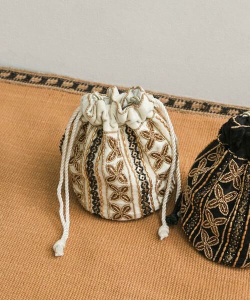 URBAN RESEARCH DOORS / アーバンリサーチ ドアーズ ショルダーバッグ | インドビーズ巾着バッグ | 詳細3