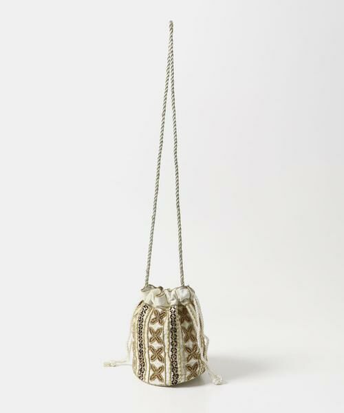 URBAN RESEARCH DOORS / アーバンリサーチ ドアーズ ショルダーバッグ | インドビーズ巾着バッグ | 詳細5