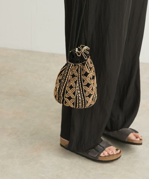 URBAN RESEARCH DOORS / アーバンリサーチ ドアーズ ショルダーバッグ | インドビーズ巾着バッグ | 詳細10