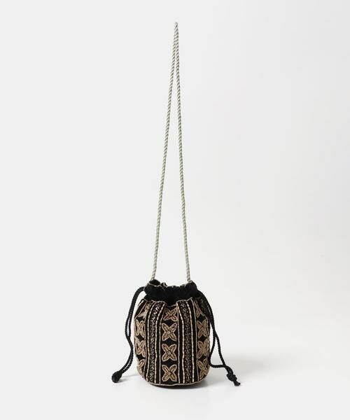 URBAN RESEARCH DOORS / アーバンリサーチ ドアーズ ショルダーバッグ | インドビーズ巾着バッグ | 詳細12