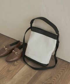 URBAN RESEARCH DOORS / アーバンリサーチ ドアーズ ショルダーバッグ | キャンバスコンビレザーバッグ