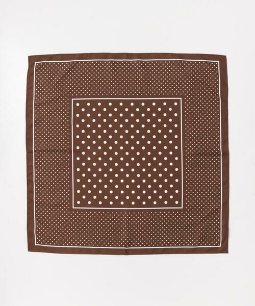URBAN RESEARCH DOORS / アーバンリサーチ ドアーズ バンダナ・スカーフ | 大判ドットスカーフ | 詳細4