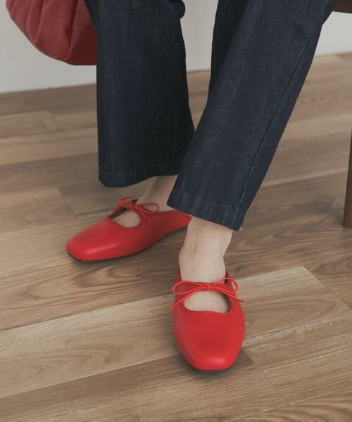 URBAN RESEARCH DOORS / アーバンリサーチ ドアーズ サンダル | スクエアトゥリボンミュール | 詳細3