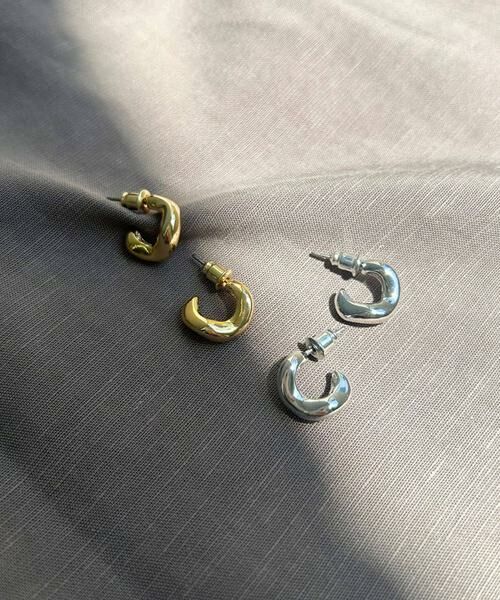 URBAN RESEARCH DOORS / アーバンリサーチ ドアーズ ピアス・イヤリング | プランプメタルピアス | 詳細3