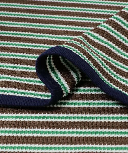 URBAN RESEARCH DOORS / アーバンリサーチ ドアーズ トップス | 『WEB/一部店舗限定サイズ』ワッフルボーダーロングTシャツ(KIDS) | 詳細11