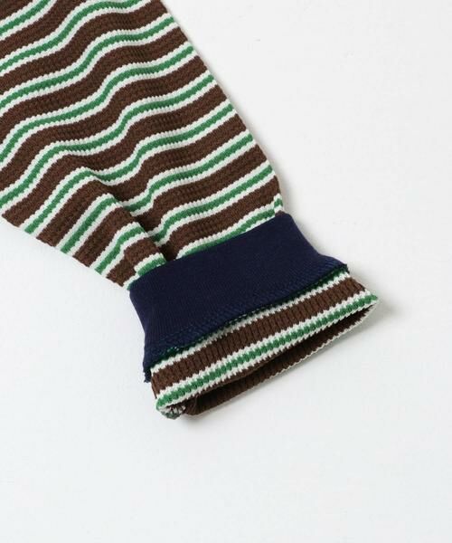 URBAN RESEARCH DOORS / アーバンリサーチ ドアーズ トップス | 『WEB/一部店舗限定サイズ』ワッフルボーダーロングTシャツ(KIDS) | 詳細9