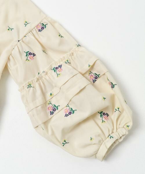 URBAN RESEARCH DOORS / アーバンリサーチ ドアーズ トップス | フラワー刺繍袖ボリュームブラウス(KIDS) | 詳細8