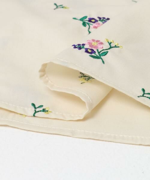 URBAN RESEARCH DOORS / アーバンリサーチ ドアーズ トップス | 『WEB/一部店舗限定』フラワー刺繍袖ボリュームブラウス(KIDS) | 詳細11