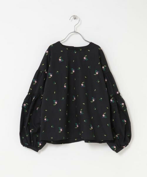 URBAN RESEARCH DOORS / アーバンリサーチ ドアーズ トップス | 『WEB/一部店舗限定』フラワー刺繍袖ボリュームブラウス(KIDS) | 詳細20