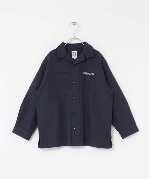 URBAN RESEARCH DOORS / アーバンリサーチ ドアーズ トップス | 『WEB/一部店舗限定サイズ』 『セットアップ対応』 オープンカラーロゴ刺繍シャツ(KIDS) | 詳細13