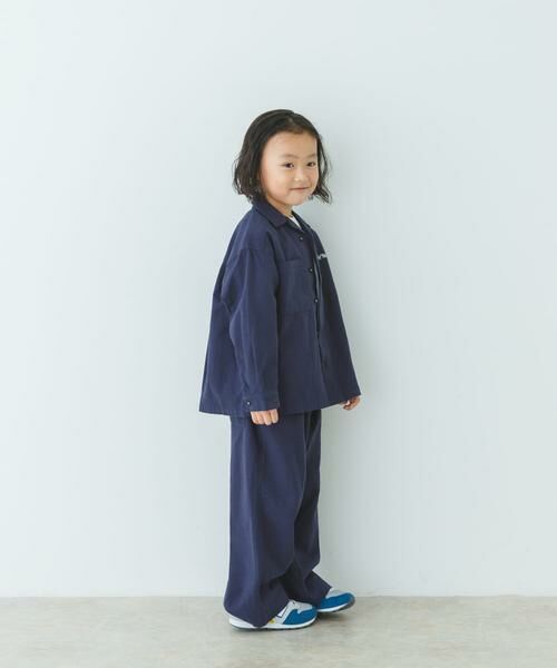 URBAN RESEARCH DOORS / アーバンリサーチ ドアーズ トップス | 『WEB/一部店舗限定サイズ』 『セットアップ対応』 オープンカラーロゴ刺繍シャツ(KIDS) | 詳細4