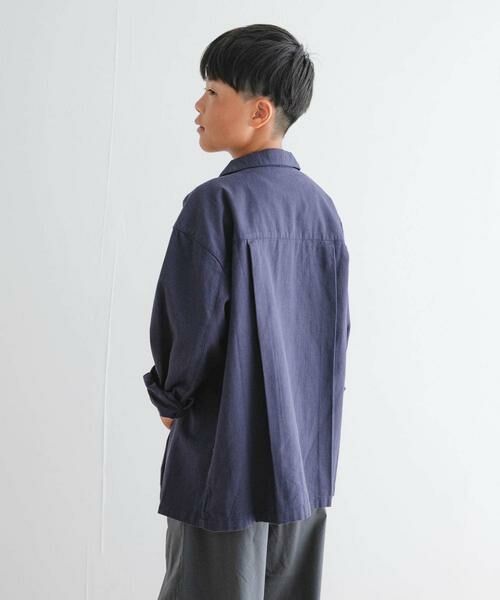 URBAN RESEARCH DOORS / アーバンリサーチ ドアーズ トップス | 『WEB/一部店舗限定サイズ』 『セットアップ対応』 オープンカラーロゴ刺繍シャツ(KIDS) | 詳細9