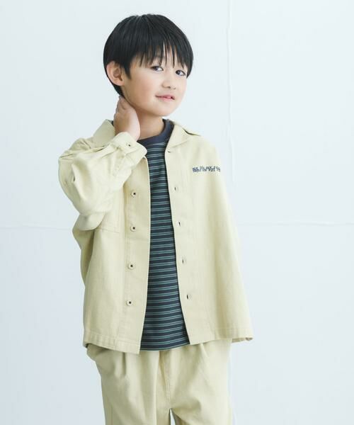 URBAN RESEARCH DOORS / アーバンリサーチ ドアーズ トップス | 『WEB/一部店舗限定サイズ』 『セットアップ対応』 オープンカラーロゴ刺繍シャツ(KIDS) | 詳細20