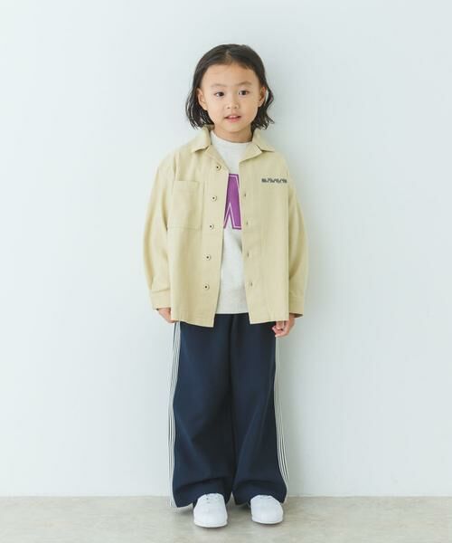 URBAN RESEARCH DOORS / アーバンリサーチ ドアーズ トップス | 『WEB/一部店舗限定サイズ』 『セットアップ対応』 オープンカラーロゴ刺繍シャツ(KIDS) | 詳細30