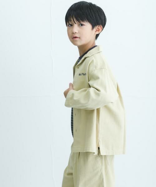 URBAN RESEARCH DOORS / アーバンリサーチ ドアーズ トップス | 『WEB/一部店舗限定サイズ』 『セットアップ対応』 オープンカラーロゴ刺繍シャツ(KIDS) | 詳細23