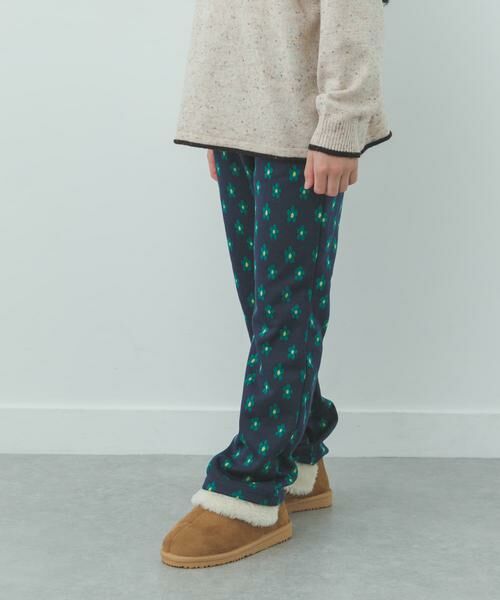 URBAN RESEARCH DOORS / アーバンリサーチ ドアーズ パンツ | 『WEB/一部店舗限定サイズ』フラワージャガードパンツ(KIDS) | 詳細1