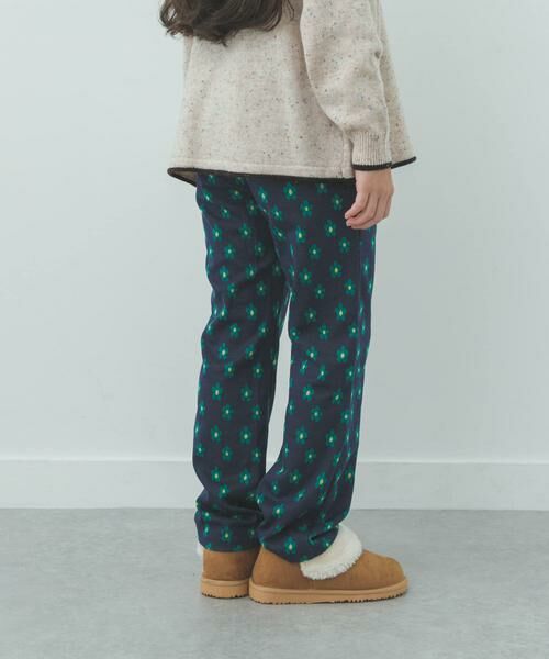 URBAN RESEARCH DOORS / アーバンリサーチ ドアーズ パンツ | 『WEB/一部店舗限定サイズ』フラワージャガードパンツ(KIDS) | 詳細2