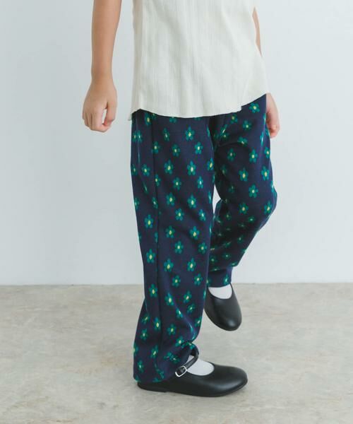 URBAN RESEARCH DOORS / アーバンリサーチ ドアーズ パンツ | 『WEB/一部店舗限定サイズ』フラワージャガードパンツ(KIDS) | 詳細7