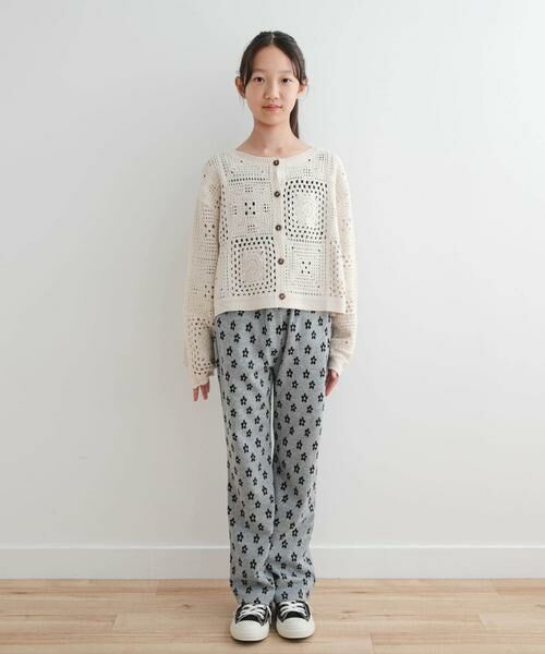 URBAN RESEARCH DOORS / アーバンリサーチ ドアーズ パンツ | 『WEB/一部店舗限定サイズ』フラワージャガードパンツ(KIDS) | 詳細30