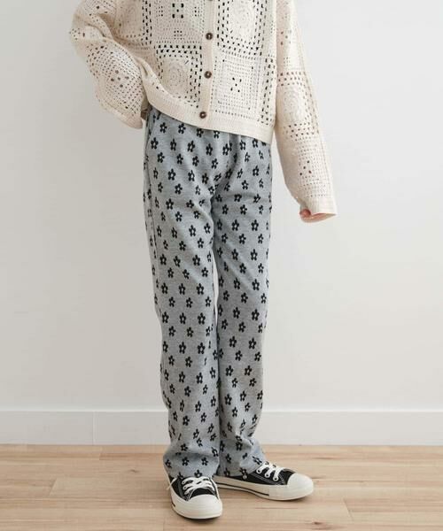 URBAN RESEARCH DOORS / アーバンリサーチ ドアーズ パンツ | 『WEB/一部店舗限定サイズ』フラワージャガードパンツ(KIDS) | 詳細28