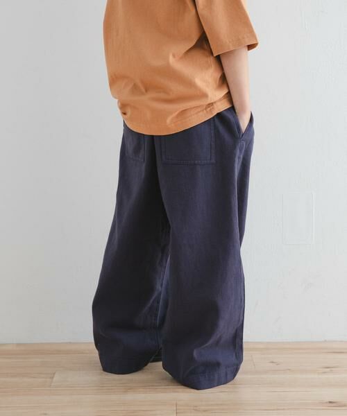 URBAN RESEARCH DOORS / アーバンリサーチ ドアーズ パンツ | 『WEB/一部店舗限定サイズ』 『セットアップ対応』 イージーストレートパンツ(KIDS) | 詳細8