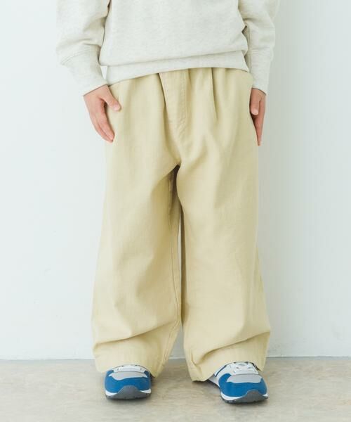 URBAN RESEARCH DOORS / アーバンリサーチ ドアーズ パンツ | 『WEB/一部店舗限定サイズ』 『セットアップ対応』 イージーストレートパンツ(KIDS) | 詳細20