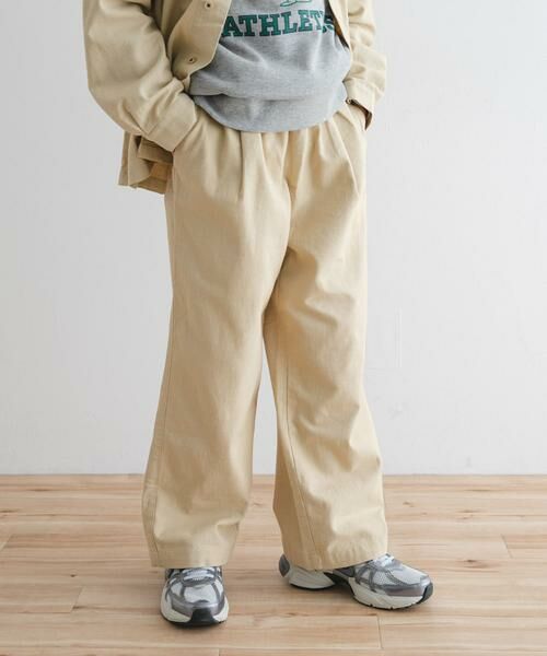 URBAN RESEARCH DOORS / アーバンリサーチ ドアーズ パンツ | 『WEB/一部店舗限定サイズ』 『セットアップ対応』 イージーストレートパンツ(KIDS) | 詳細23