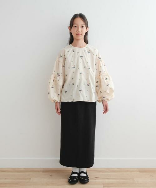 URBAN RESEARCH DOORS / アーバンリサーチ ドアーズ パンツ | 『WEB/一部店舗限定』リブタイトスカート(KIDS) | 詳細4