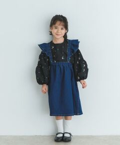 URBAN RESEARCH DOORS / アーバンリサーチ ドアーズ ワンピース | 『WEB/一部店舗限定サイズ』2WAYフリルジャンパースカート(KIDS)