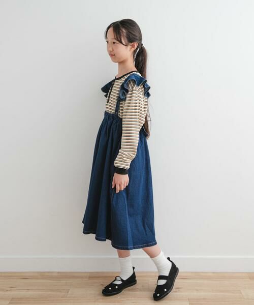 URBAN RESEARCH DOORS / アーバンリサーチ ドアーズ ワンピース | 『WEB/一部店舗限定サイズ』2WAYフリルジャンパースカート(KIDS) | 詳細12