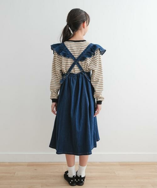 URBAN RESEARCH DOORS / アーバンリサーチ ドアーズ ワンピース | 『WEB/一部店舗限定サイズ』2WAYフリルジャンパースカート(KIDS) | 詳細13