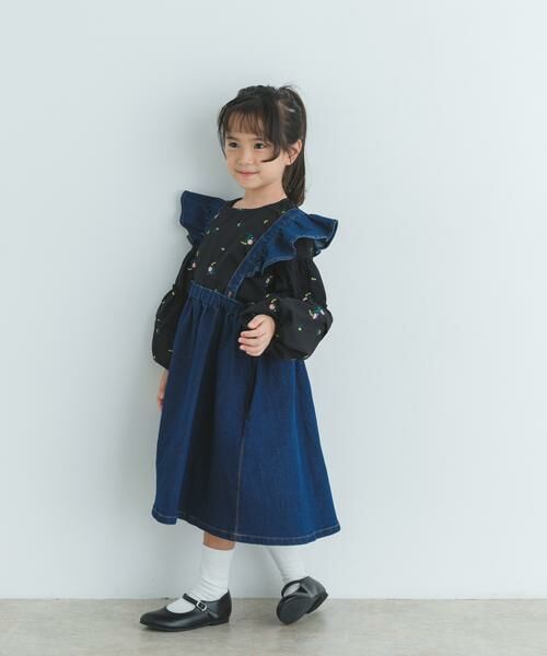 URBAN RESEARCH DOORS / アーバンリサーチ ドアーズ ワンピース | 『WEB/一部店舗限定サイズ』2WAYフリルジャンパースカート(KIDS) | 詳細2