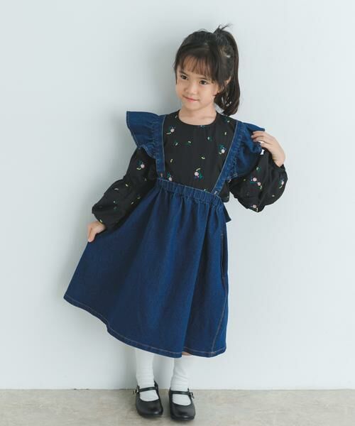 URBAN RESEARCH DOORS / アーバンリサーチ ドアーズ ワンピース | 『WEB/一部店舗限定サイズ』2WAYフリルジャンパースカート(KIDS) | 詳細6