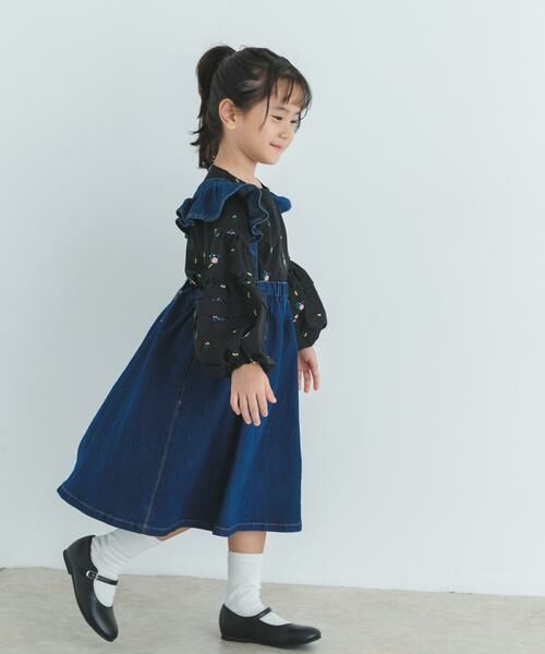 URBAN RESEARCH DOORS / アーバンリサーチ ドアーズ ワンピース | 『WEB/一部店舗限定サイズ』2WAYフリルジャンパースカート(KIDS) | 詳細7