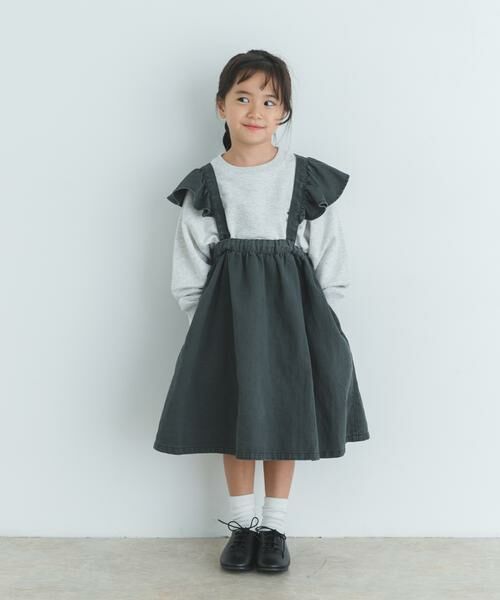 URBAN RESEARCH DOORS / アーバンリサーチ ドアーズ ワンピース | 『WEB/一部店舗限定サイズ』2WAYフリルジャンパースカート(KIDS) | 詳細25