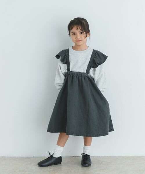 URBAN RESEARCH DOORS / アーバンリサーチ ドアーズ ワンピース | 『WEB/一部店舗限定サイズ』2WAYフリルジャンパースカート(KIDS) | 詳細26