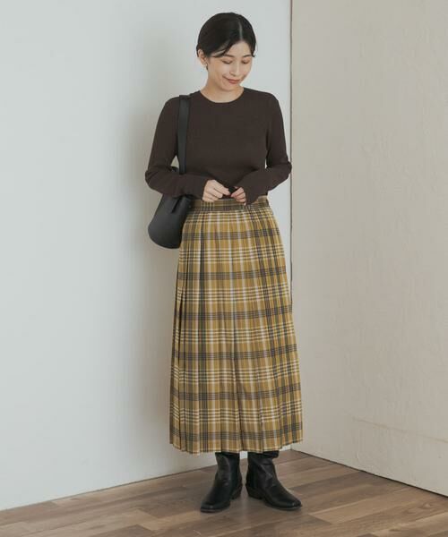 URBAN RESEARCH DOORS / アーバンリサーチ ドアーズ スカート | 『一部WEB限定カラー』チェックプリーツスカート | 詳細14