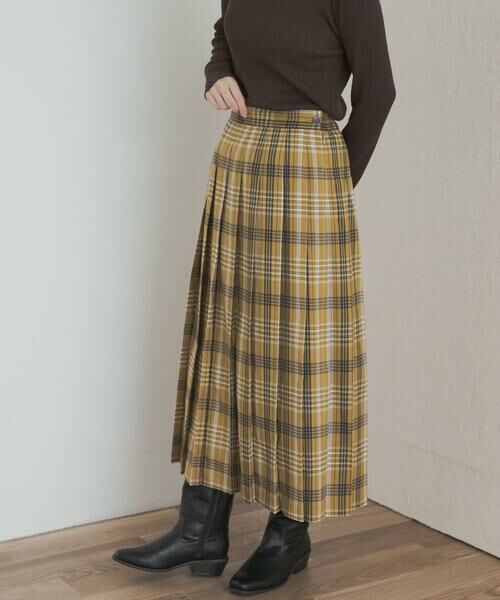 URBAN RESEARCH DOORS / アーバンリサーチ ドアーズ スカート | 『一部WEB限定カラー』チェックプリーツスカート | 詳細6