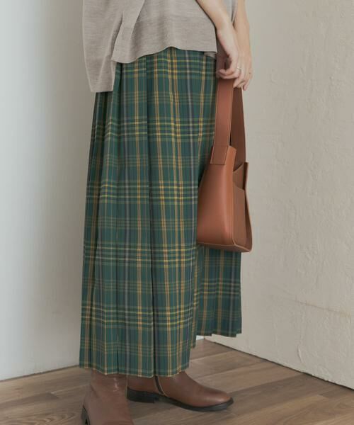 URBAN RESEARCH DOORS / アーバンリサーチ ドアーズ スカート | 『一部WEB限定カラー』チェックプリーツスカート | 詳細12