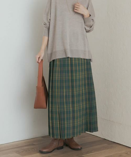 URBAN RESEARCH DOORS / アーバンリサーチ ドアーズ スカート | 『一部WEB限定カラー』チェックプリーツスカート | 詳細13