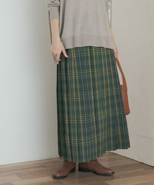 URBAN RESEARCH DOORS / アーバンリサーチ ドアーズ スカート | 『一部WEB限定カラー』チェックプリーツスカート | 詳細15